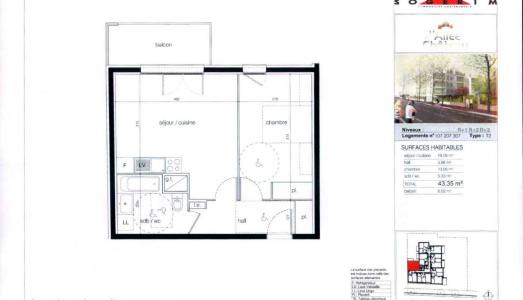 Annonce Location 2 pices Appartement Saint-priest 69