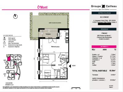 Annonce Location 3 pices Appartement Eaunes 31