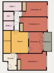 For rent Clichy 4 rooms 19 m2 Hauts de Seine (92110) photo 1