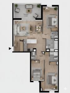 Acheter Appartement 89 m2 Beziers