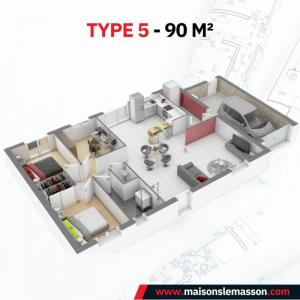 For sale Sainte-suzanne-sur-vire 5 rooms 90 m2 Manche (50750) photo 2