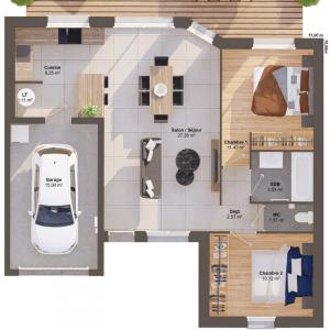 Acheter Maison 66 m2 Gallardon