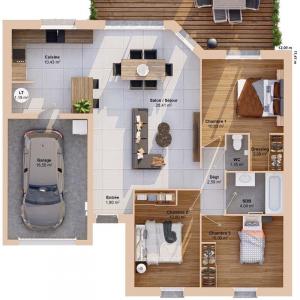 Acheter Maison 84 m2 Beaufou