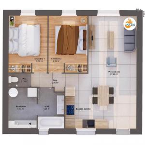 Acheter Maison 58 m2 Grandchamps-des-fontaines