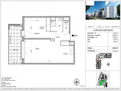 Louer Appartement Avignon 592 euros