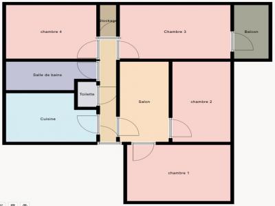 Louer Appartement Paris-19eme-arrondissement 890 euros