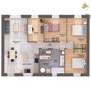 Acheter Maison 75 m2 Incarville