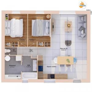 Acheter Maison 65 m2 Saint-saturnin