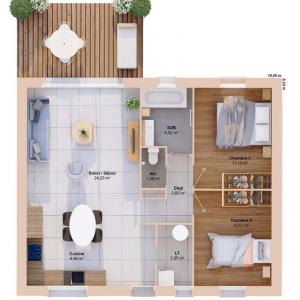 Acheter Maison 67 m2 Gavre