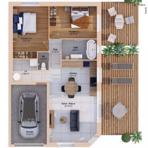 For sale Breuil-en-auge 4 rooms 63 m2 Calvados (14130) photo 2