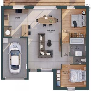 For sale Falaise 4 rooms 72 m2 Calvados (14700) photo 2