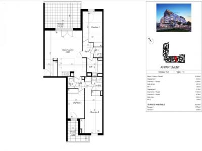 Annonce Vente 4 pices Appartement Beziers 34