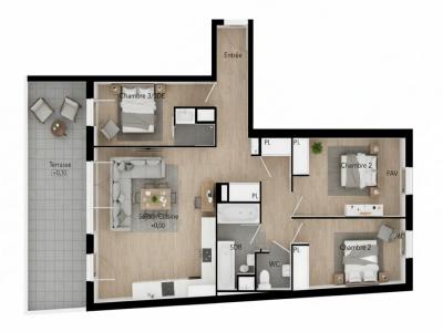 Acheter Appartement 79 m2 Beziers