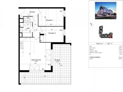 Annonce Vente 3 pices Appartement Beziers 34