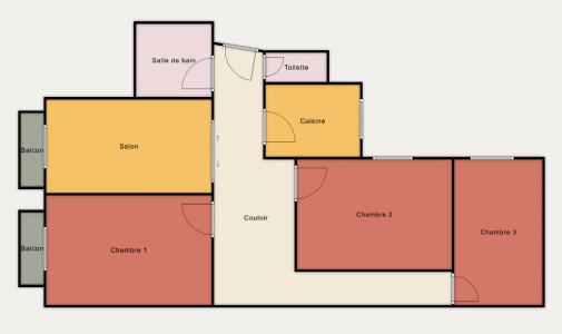 For rent Paris-14eme-arrondissement 4 rooms 22 m2 Paris (75014) photo 1