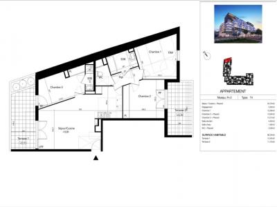 Annonce Vente 4 pices Appartement Beziers 34