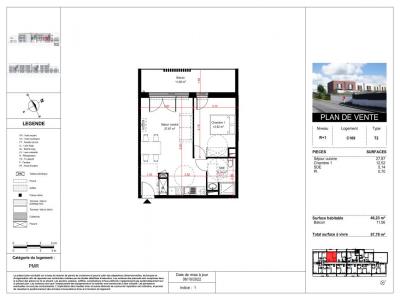 Louer Appartement 46 m2 Poitiers