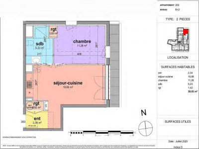 Annonce Location 2 pices Appartement Notre-dame-de-bondeville 76