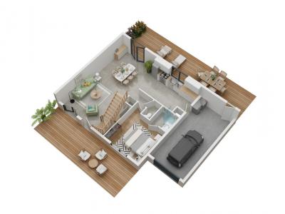 For sale Landevant 6 rooms 107 m2 Morbihan (56690) photo 2