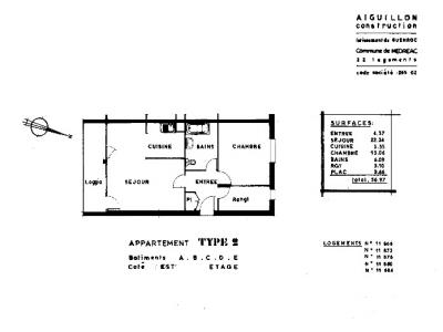 Annonce Location 2 pices Appartement Medreac 35