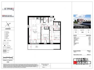 Louer Appartement 70 m2 Poitiers