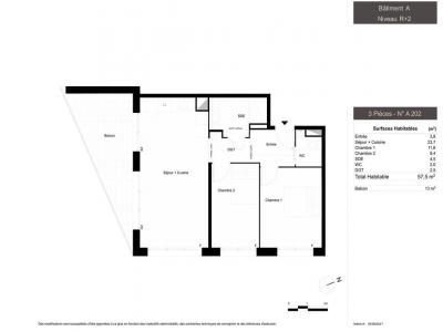 Louer Appartement 57 m2 Fleury-sur-orne