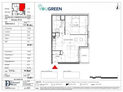 Louer Appartement 44 m2 Saran