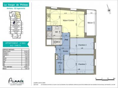 Annonce Location 3 pices Appartement Amiens 80