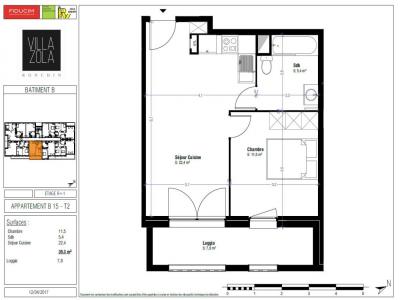 For rent Ronchin 2 rooms 39 m2 Nord (59790) photo 1