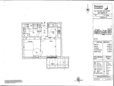 Annonce Location 2 pices Appartement Cesson-sevigne 35