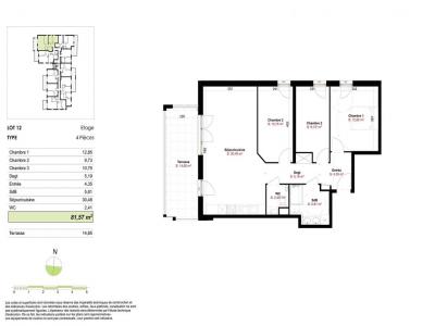 Louer Appartement 81 m2 Strasbourg