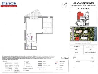 Annonce Location 2 pices Appartement Reze 44