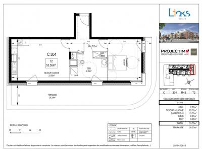 For rent Seclin 2 rooms 53 m2 Nord (59113) photo 3
