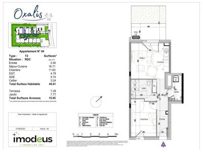 Louer Appartement 45 m2 Saint-herblain