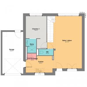 For sale Vallet 6 rooms 113 m2 Loire atlantique (44330) photo 2