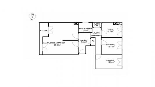 For sale Bois-colombes 3 rooms 75 m2 Hauts de Seine (92270) photo 1