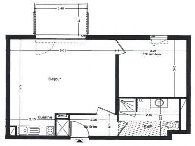Annonce Location 2 pices Appartement Saint-herblain 44