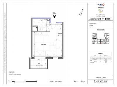 For rent Clermont-ferrand 1 room 30 m2 Puy de dome (63000) photo 1