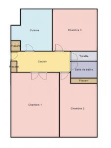 Annonce Location 3 pices Appartement Paris-17eme-arrondissement 75