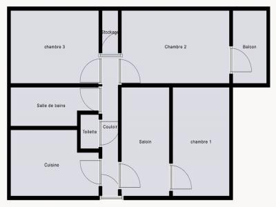 Louer Appartement Paris-19eme-arrondissement 895 euros