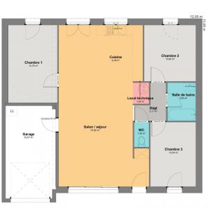 Acheter Maison 92 m2 Treon