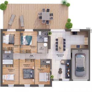 Acheter Maison 103 m2 Menneval