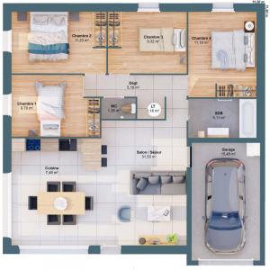 For sale Saint-mars-du-desert 6 rooms 93 m2 Loire atlantique (44850) photo 2