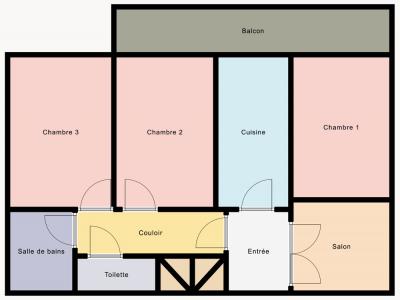 Louer Appartement Levallois-perret 970 euros