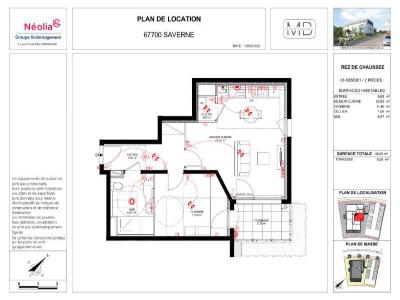 For rent Saverne 2 rooms 47 m2 Bas rhin (67700) photo 1