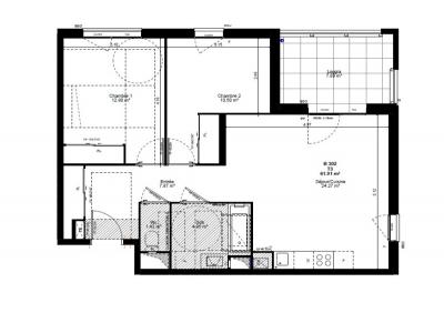 For rent Albertville 3 rooms 61 m2 Savoie (73200) photo 0