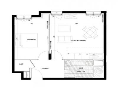 Annonce Vente 2 pices Appartement  93