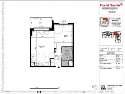 Annonce Location 2 pices Appartement Tinqueux 51