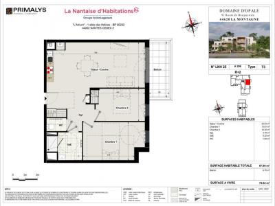 Annonce Location 3 pices Appartement Montagne 44
