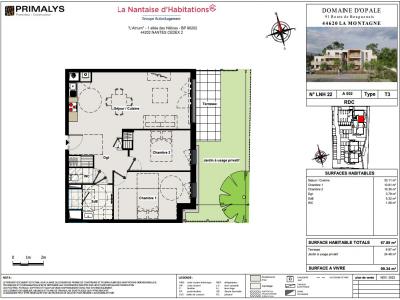Annonce Location 3 pices Appartement Montagne 44